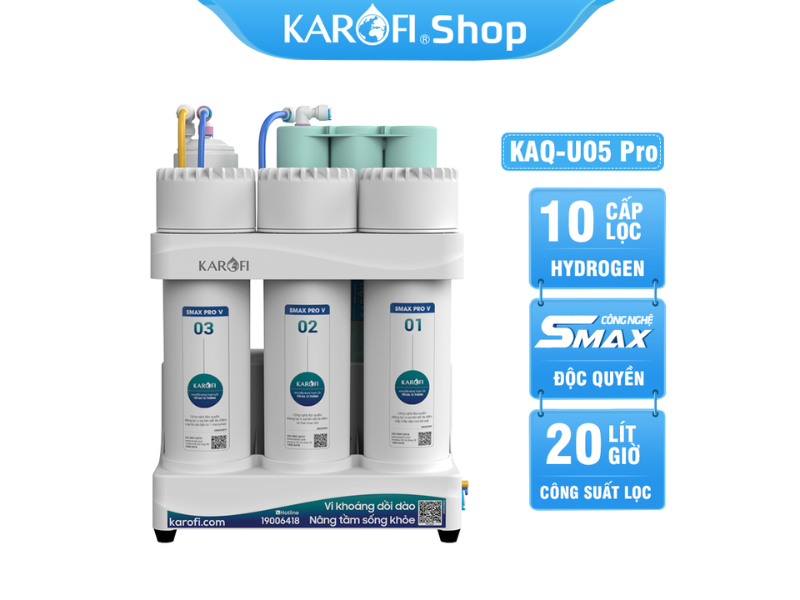 Máy lọc nước ĐẶT GẦM Karofi KAQ-U05 Pro