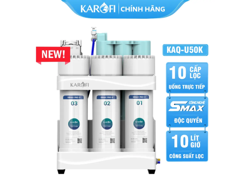 Máy lọc nước ĐẶT GẦM RO Karofi KAQ-U50K
